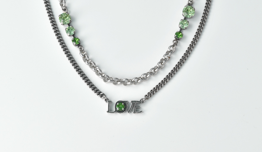 Love pendant & cup chain necklace tutorial